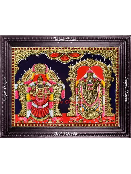 Handcrafted Balaji Thayar Tanjore Painting